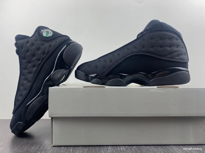 Black Retro Cat Jordan 414571-011 Air 13 0802